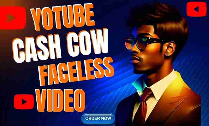 I will create automation youtube cash cow, faceless videos, cash cow video, youtube channel creation, video editing, video editor, cash cow