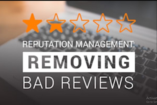 I will do bad review removal and delete all negative comments