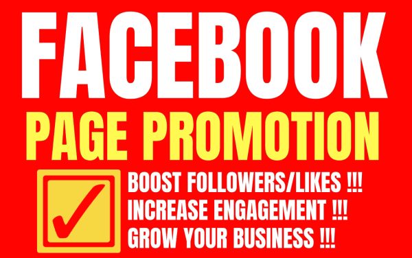 promote  your facebook page to get more followers