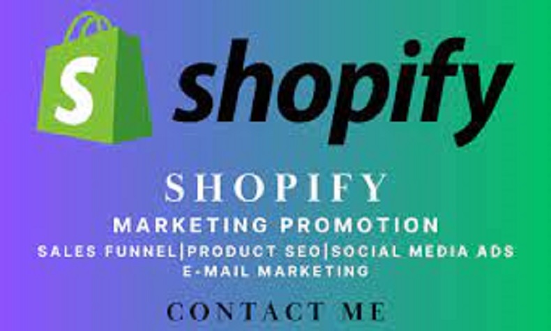 I will Do Organic Shopify website promotion, eCommerce store traffic