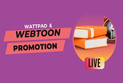I will organically promote your Wattpad and webtoon stories to active audience