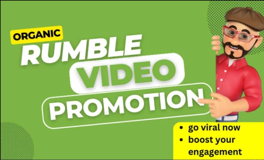 I will do rumble video promotion, rumble channel to get active followers and subscribers