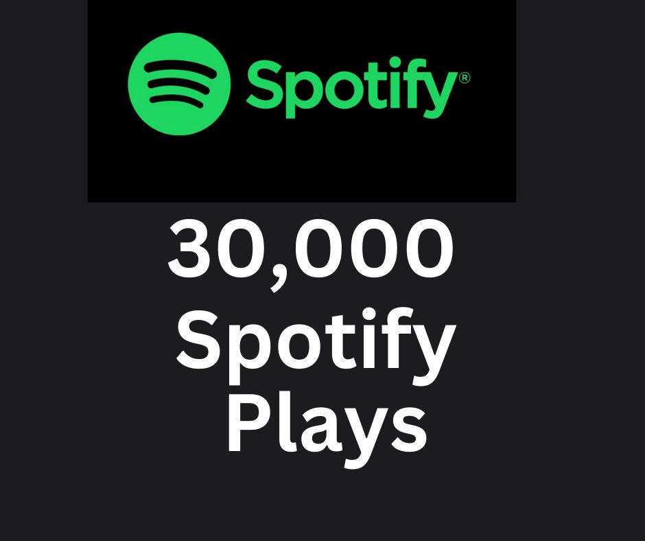 30,000 Real Spotify Plays Music Advertisement promotion