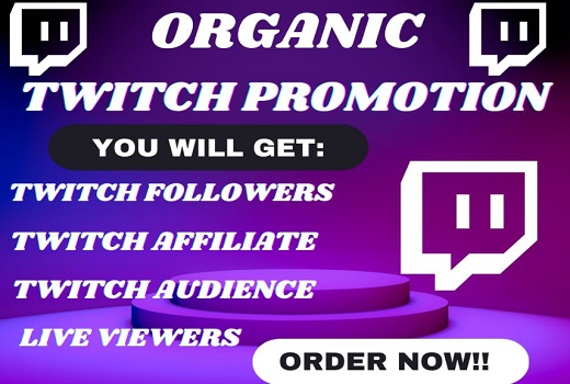 organically grow your twitch channel and bring live viewers