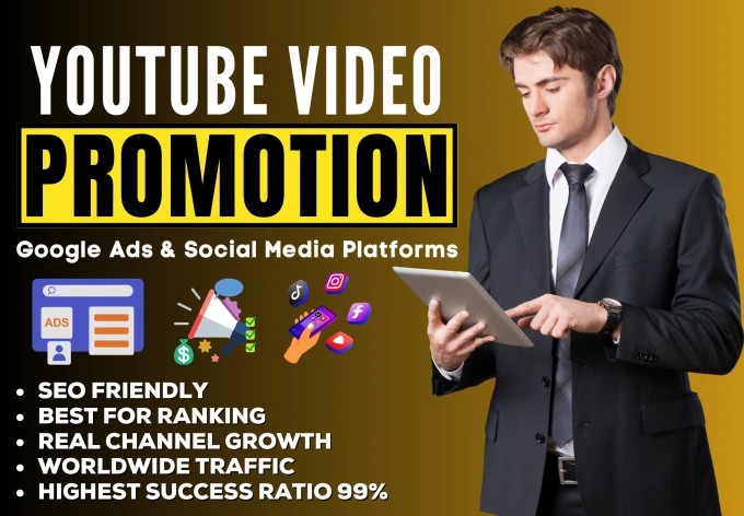 I will do youtube video promotion and marketing for channel growth