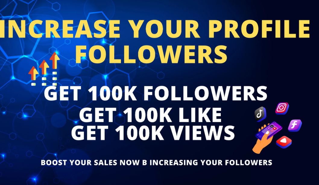 I will increase your tiktok and instagram with thousands followers