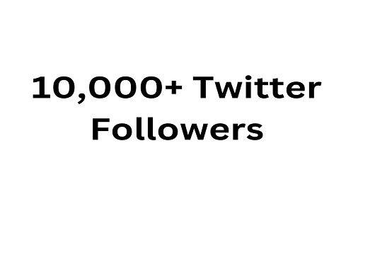 Get Real 10000+ Twitter Followers Life Time Guaranteed