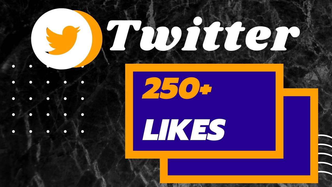 You will get 250+ Twitter Likes, High quality, Non-drop, real active User guaranteed