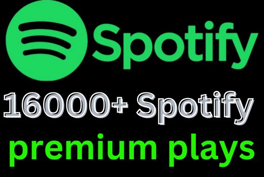 Get 16000+ Spotify 𝐏𝐑𝐄𝐌𝐈𝐔𝐌 Plays , Plays from HQ Account of USA or A+ Country CA/UK