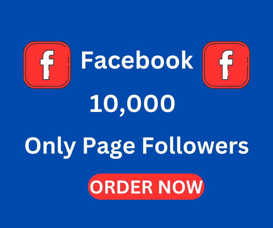 You will get 10,000+ organic Facebook only Page Followers Permanent Lifetime