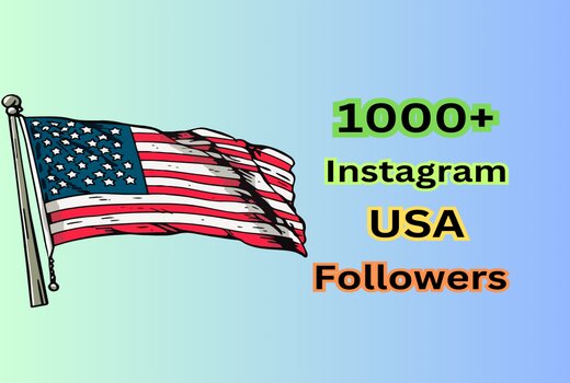 You will get REAL 1000+ Instagram USA Followers Instagram ORGANIC