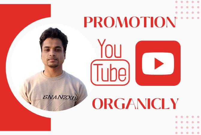 I will do organically youtube video promotion to gain views.