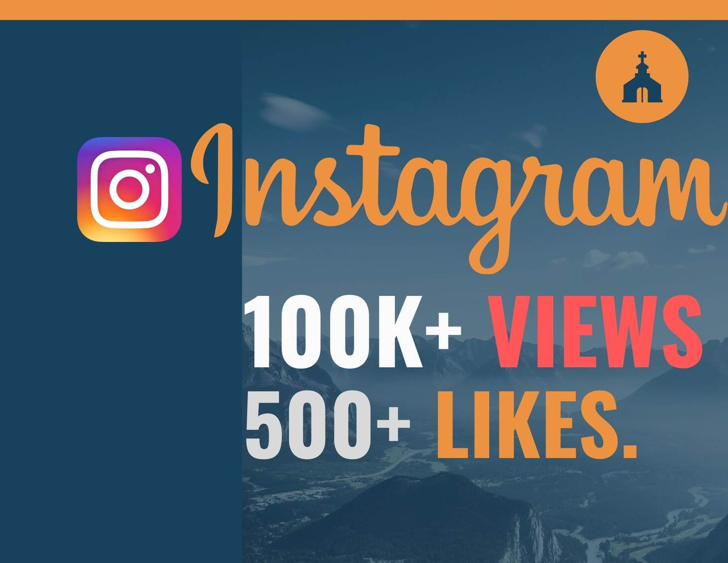You will get 100k+ Instagram Views Plus 500+ Likes Instant, lifetime guaranteed, Non-drop