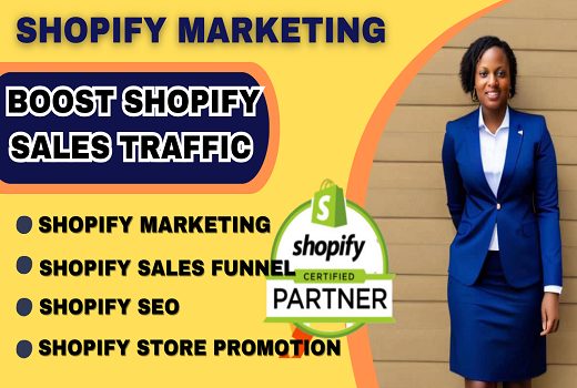 I will do Organic website store, Shopify store promotion to boost traffic and sales