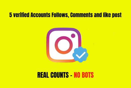 Verified Instagram Followers, Comments and Likes