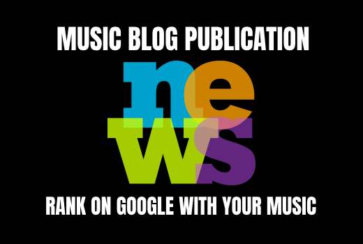 Music article or press release publication