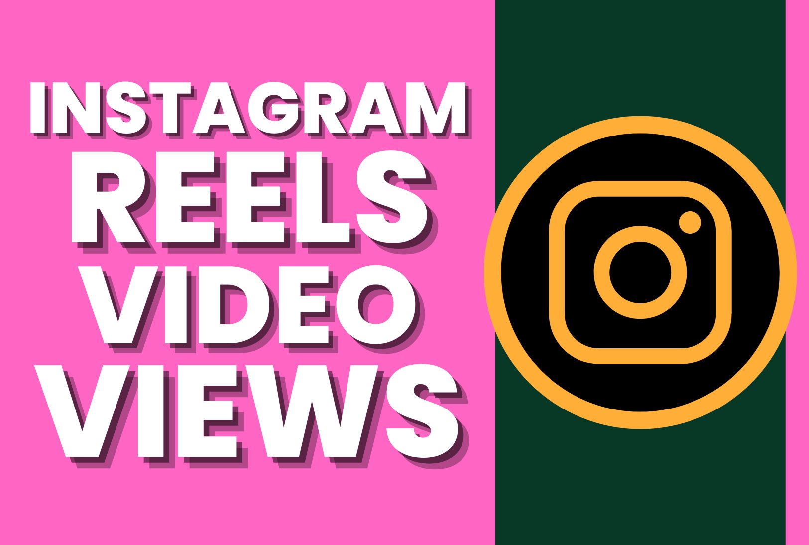 1000 Views on the REELS Instagram video, Instagram post promotion