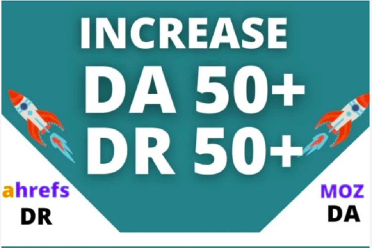 increase da 50 moz  domain authority 50