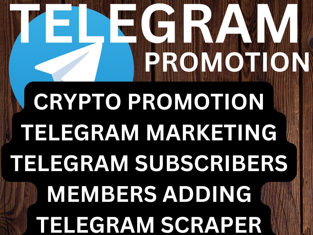 I will grow crypto telegram promotion, telegram users subscribers, crypto promotion