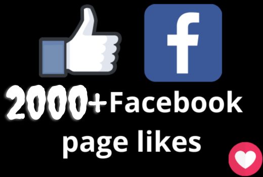 I will add 2000+ Facebook page Followers