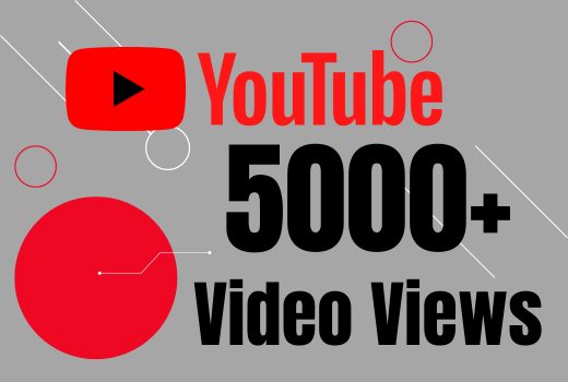 Add 5000+ YouTube video views, Lifetime guarantee