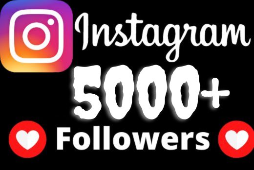 I will add 5000+ Instagram followers