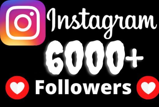 I will add 6000+ Instagram followers.