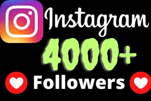 I will add 4000+ Active and non-drop Instagram followers.