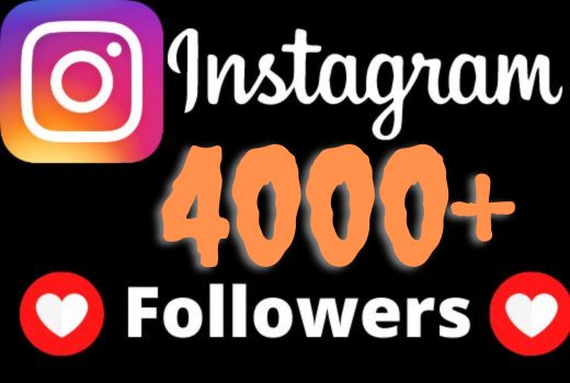 I will add 4000+ Instagram followers.