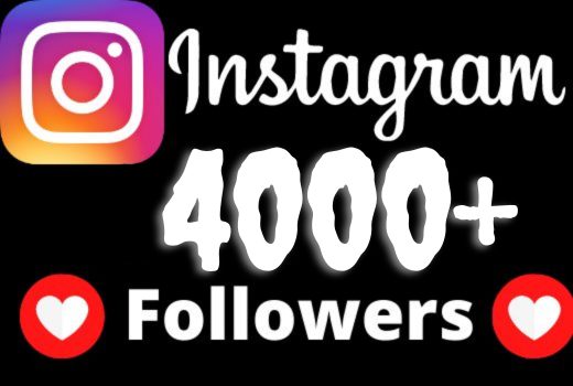 I will add 4000+ Instagram followers