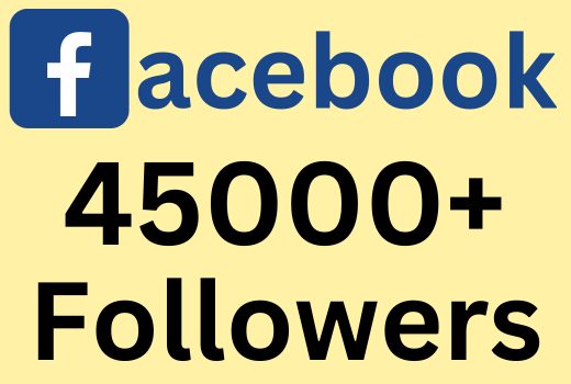 I will add 45000+ Facebook page Followers