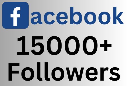 I will add 15000+ Facebook page Followers