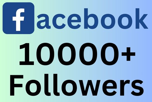 I will add 10000+ Facebook page Followers