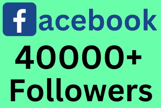 I will add 40000+ Facebook page Followers