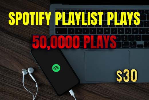 50,000 Spotify Organic Playlist Streams/Plays