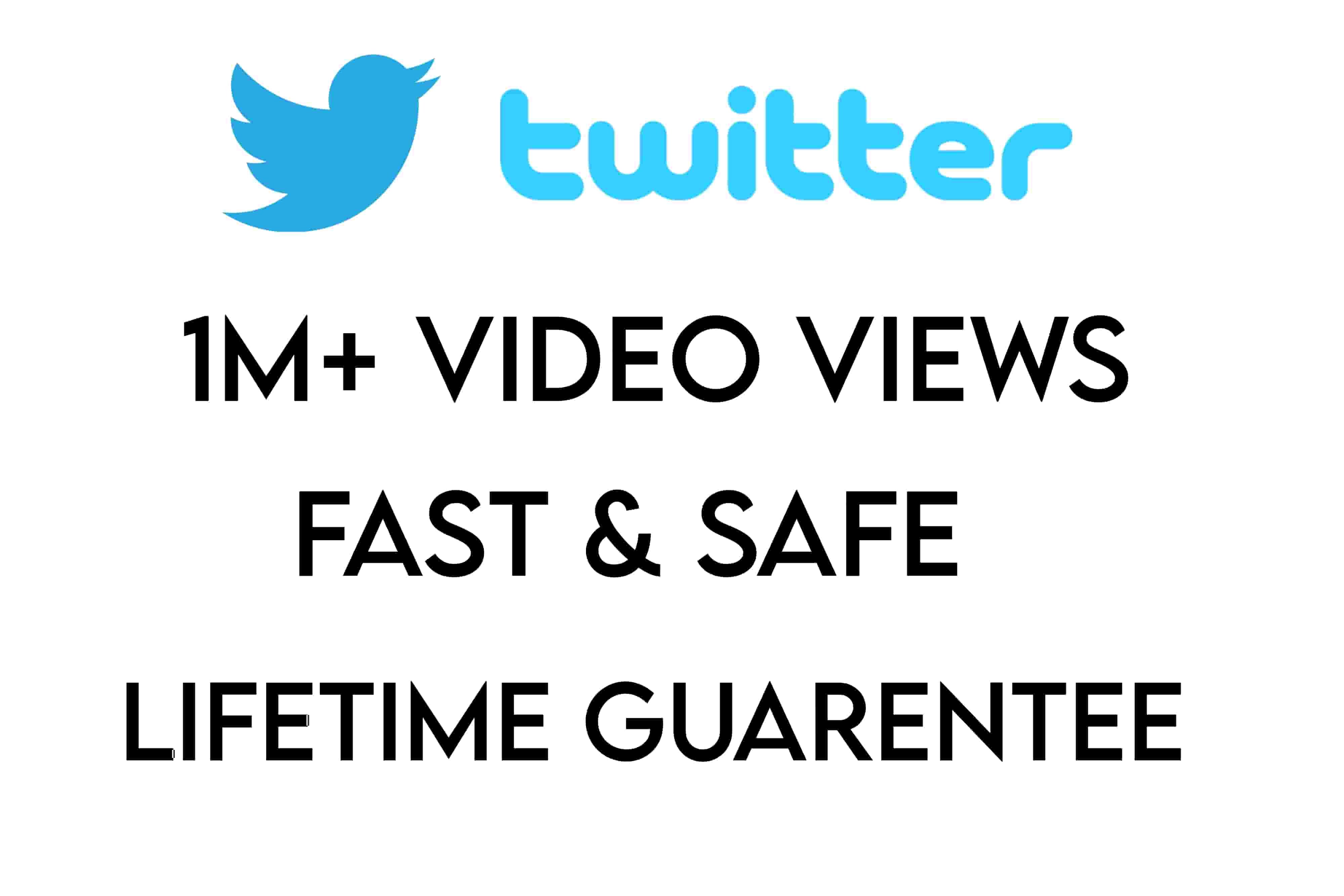 Twitter 1M+ Video Views, Fast & Safe, Lifetime Guarentee.