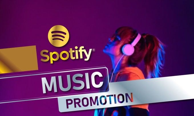 I will do Promote spotify music organically