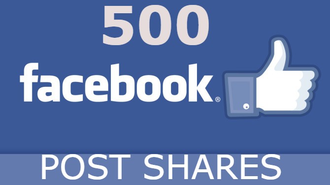 Add you 500 Facebook real post share