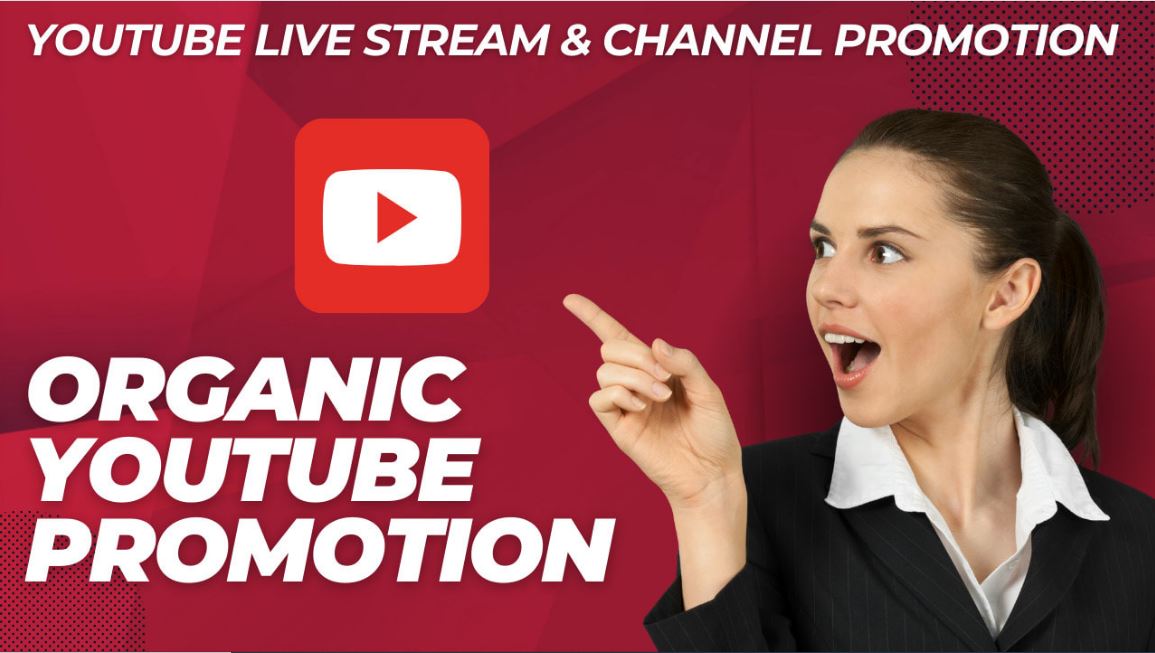 I will do organic live stream promotion and youtube live stream promotion