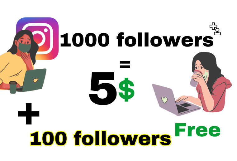 1000 followers+ 100 followers free 💥🔥
