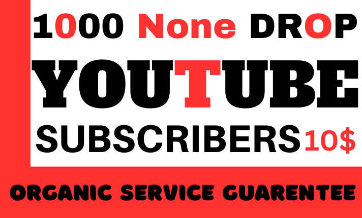 I Will Promote 1000+ YouTube Subscribers in your Channel, Non-Drop, Real Active Users Guaranteed