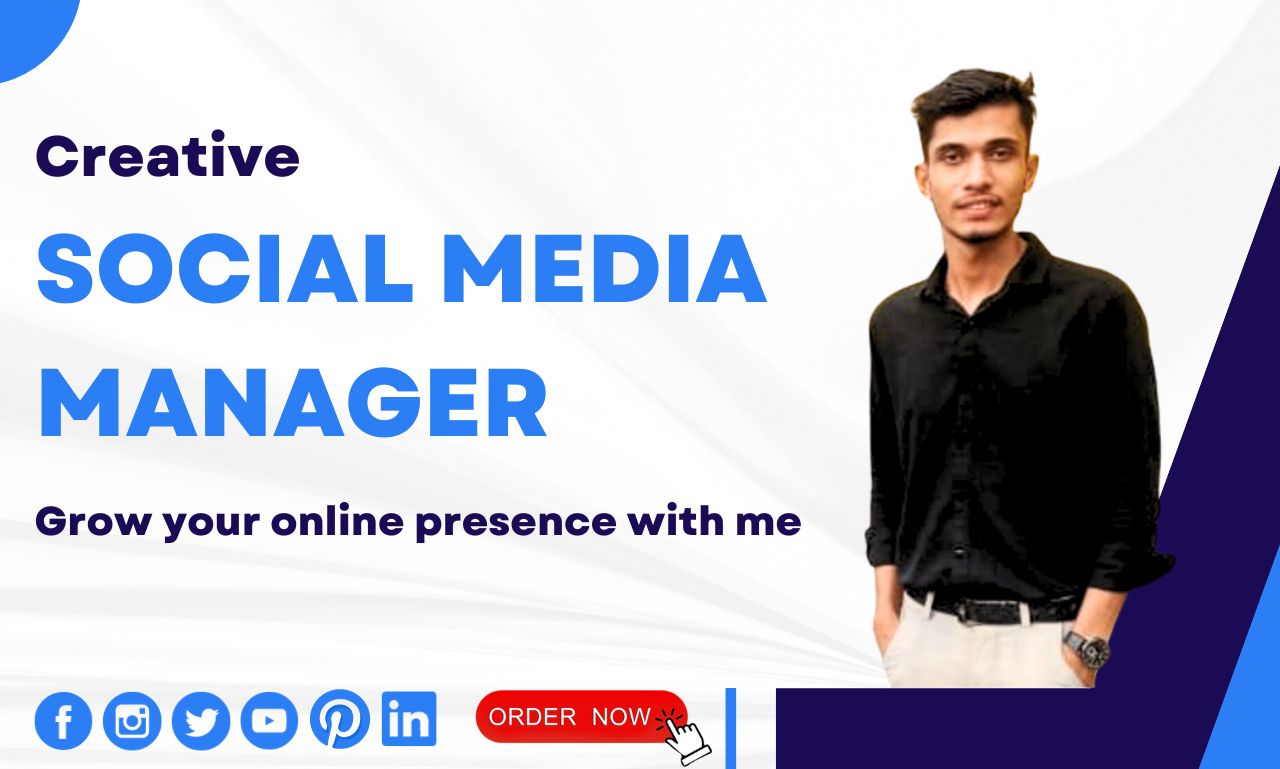 I will be your social media manager, post designer and content creator