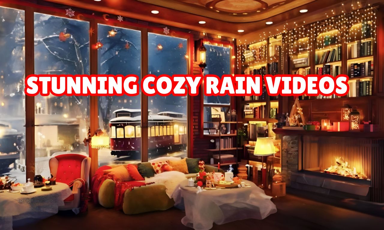 I will make 10 cozy rain videos like coffeeshop, meditation, nature, etc
