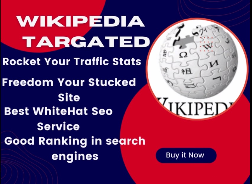 drive 30,000 wikipedia targated traffic visitors directly to your website