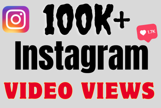 I will add 100K+ Instagram Video/Reels/IG tv views ,all views are 100% real and organic.
