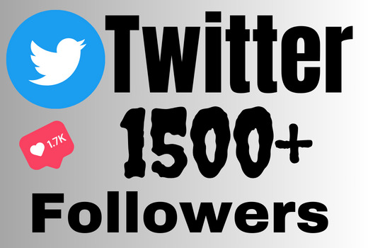 I will add 1500+ Twitter Followers, all are 100% real and organic, Guaranteed