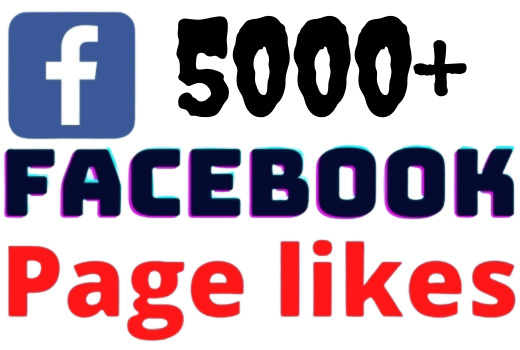 I will add 5000+ Facebook page likes ,all likes are 100% real and organic.