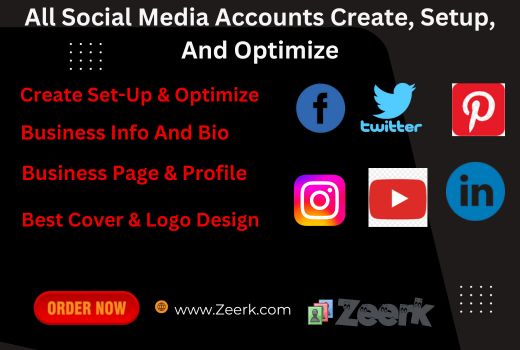 I will perfect all social media accounts create, setup, and optimize