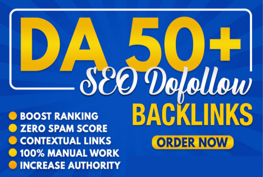 I Will Create 50 Backlinks (Only do Follow,Contextual Backlinks)