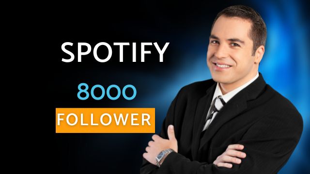 I Will Provide 8000 Spotify Artist or Playlist Followers, High Quality, Active User, Non-Drop & Lifetime Guaranteed